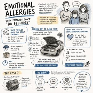 Emotional Allergies – When Families Don’t “Do Feelings”